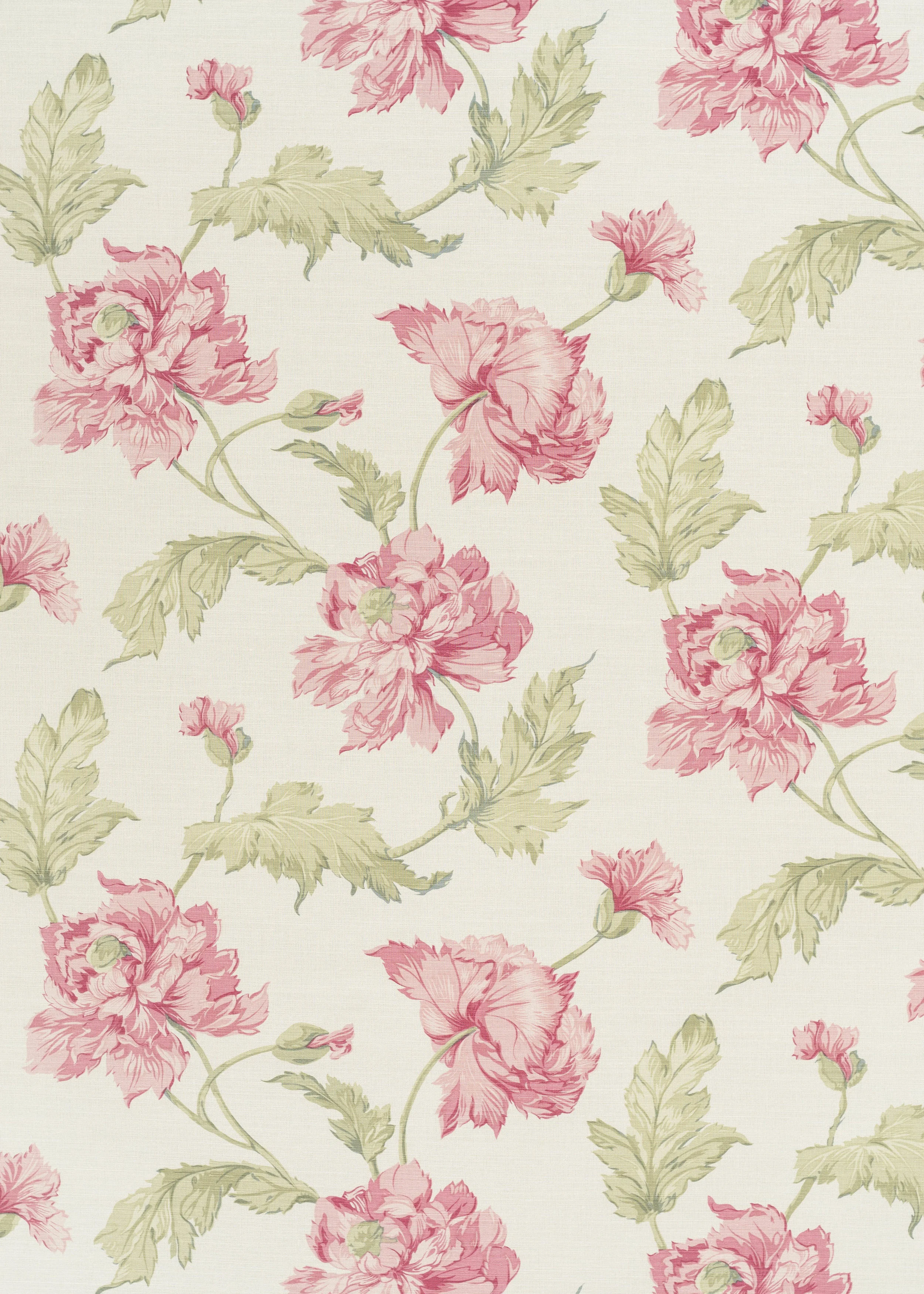 Poppy - Pink Green on Oyster