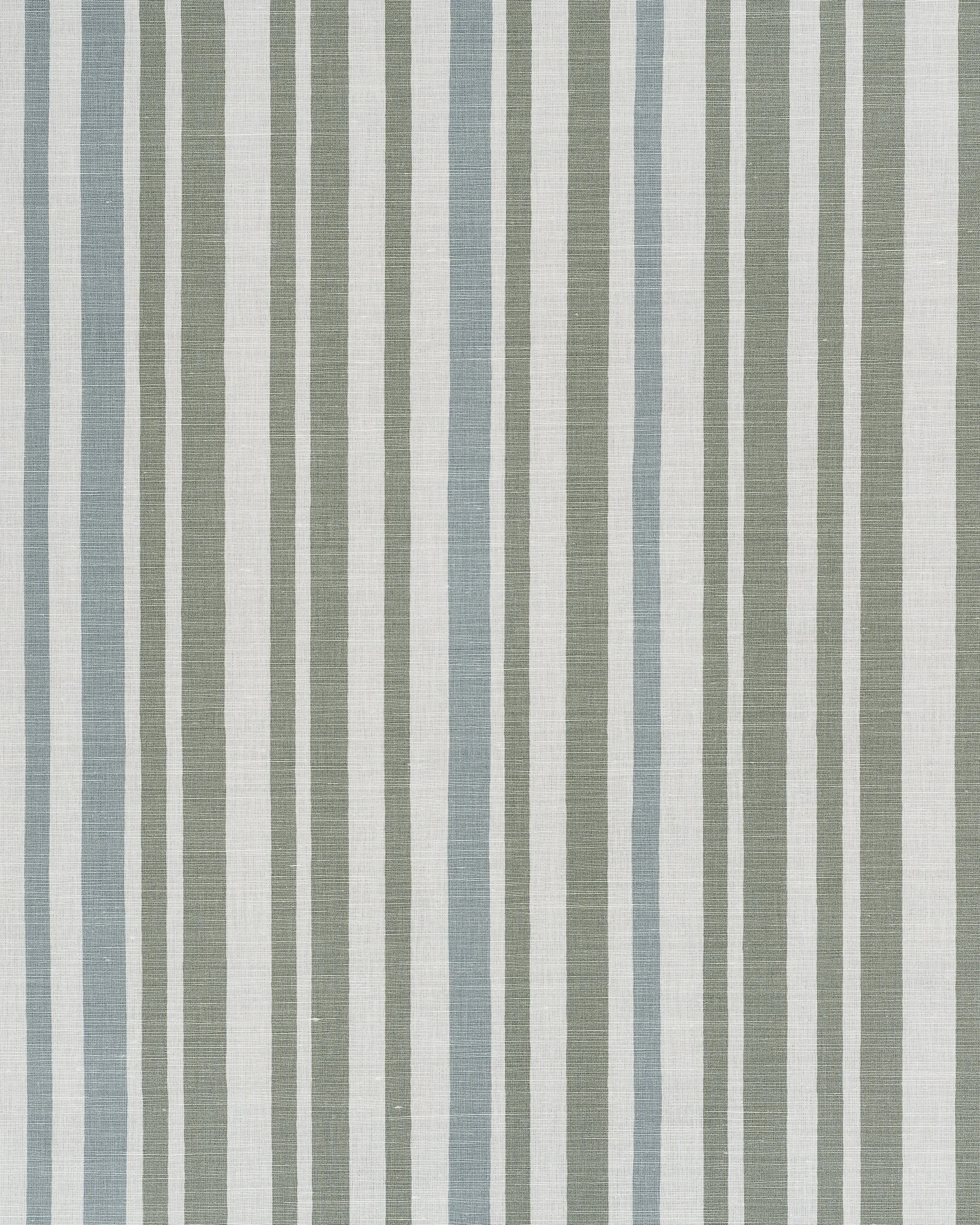 Odd Stripe - Green Teal on Oyster
