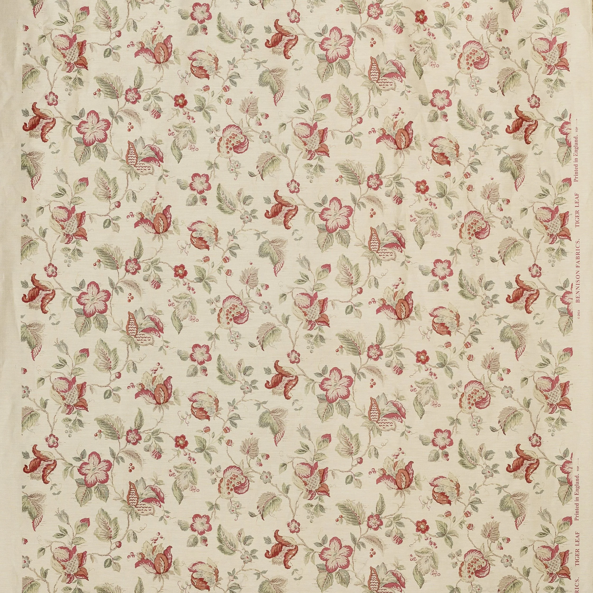 Tiger Leaf - Oiginal on Beige