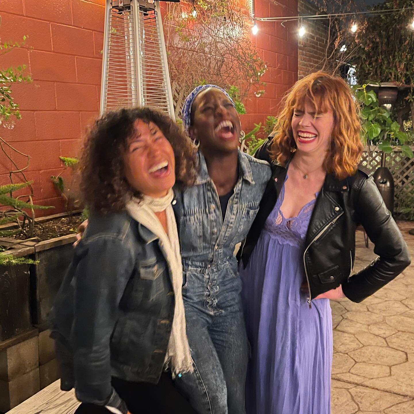 Love these brilliant, beautiful women.  So happy to be reunited, and I will miss you so much when you are in LA and NYC respectively&hellip;.