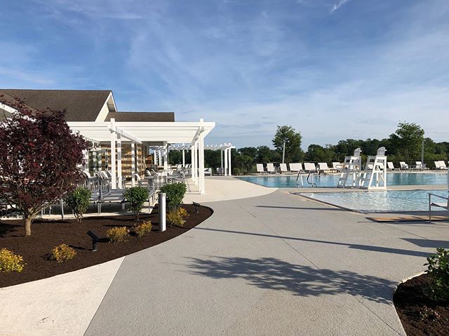 With Labor Day weekend just around the corner and the unofficial end of summer, we&rsquo;ll be spending the rest of fall dreaming about this South Eastern PA pool we designed and completed for our client just before Memorial Day.