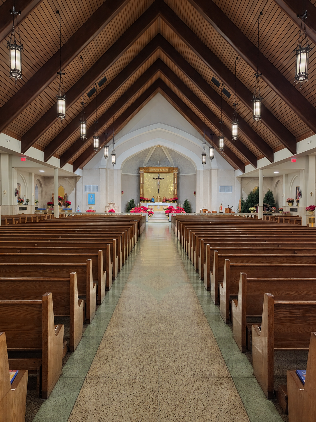 Dimly Lit Christmas Church Nave.png