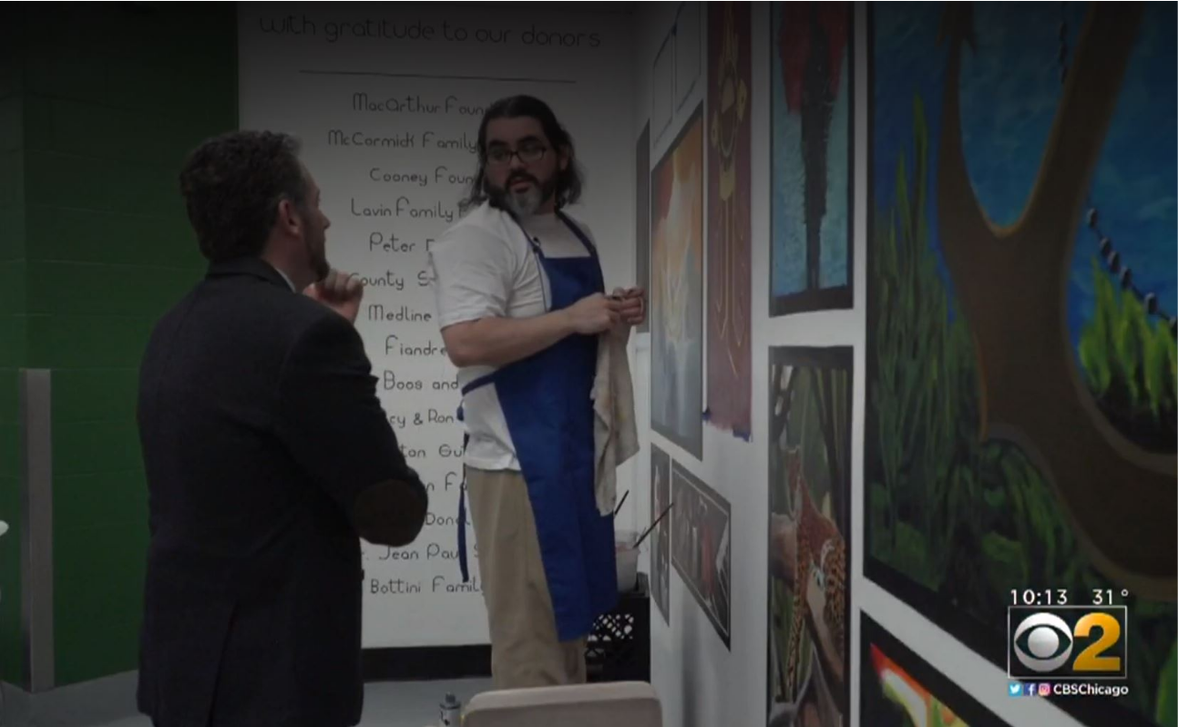 CBS Chicago takes a look at our art program