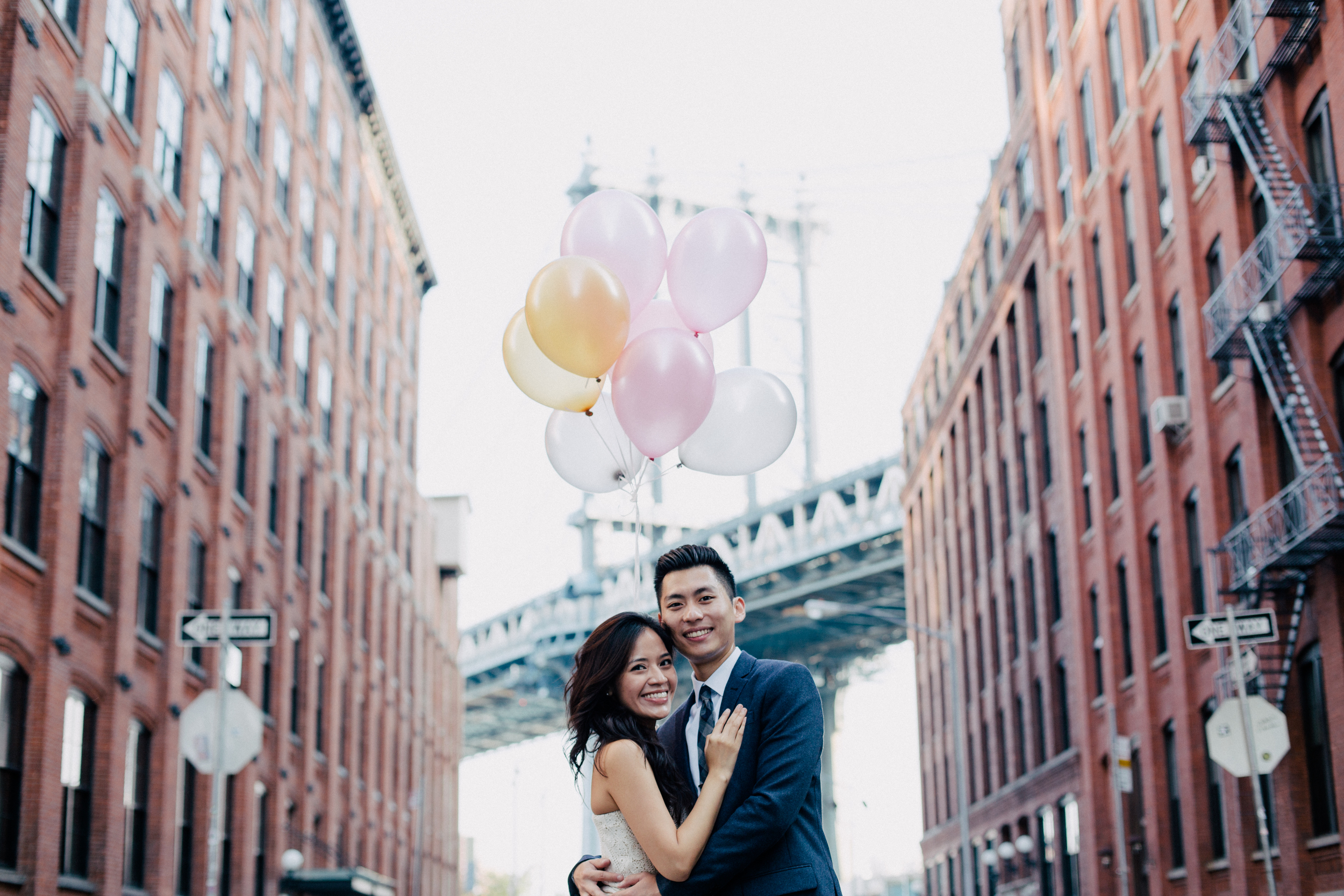 pinterest like engagement shoot in Brooklyn ny
