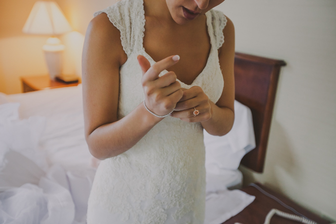 wedding day last touches