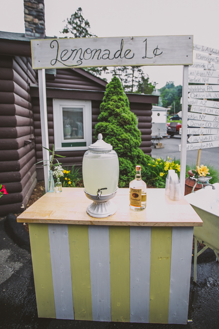 lemonade stand wedding theme