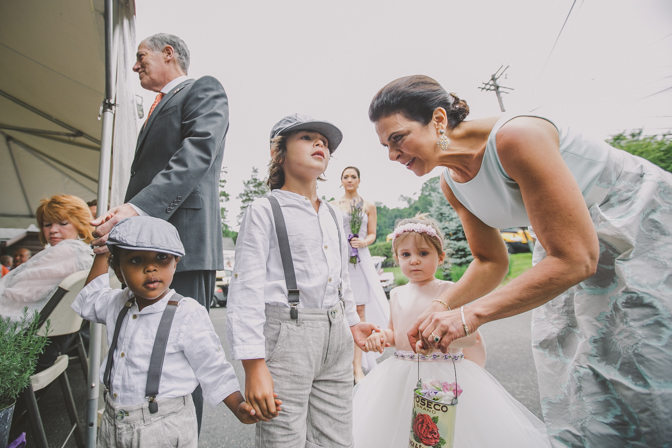 designer ring bearers and flower girl