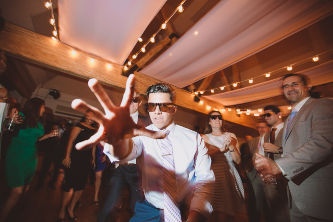 fun dancing wedding shot processed by vsco