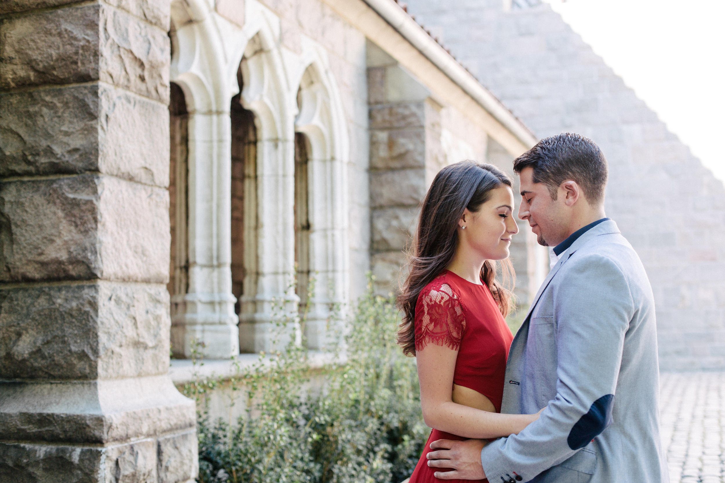 nyc cloisters engagement photography