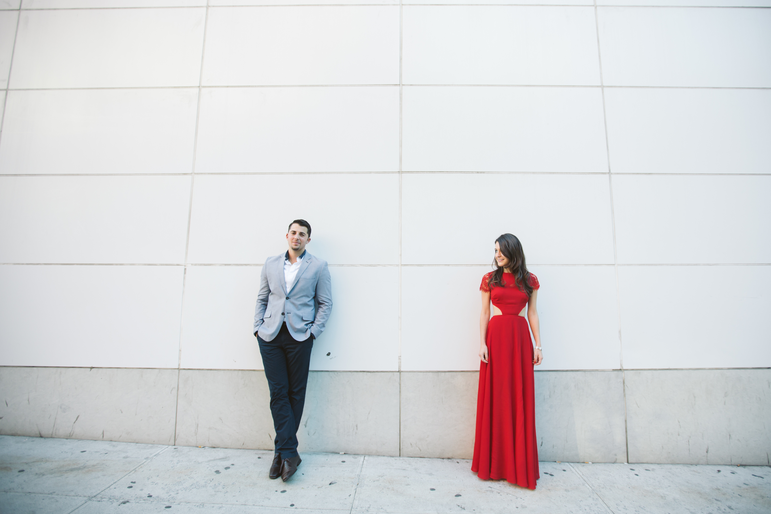 urban midtown nyc engagement photography