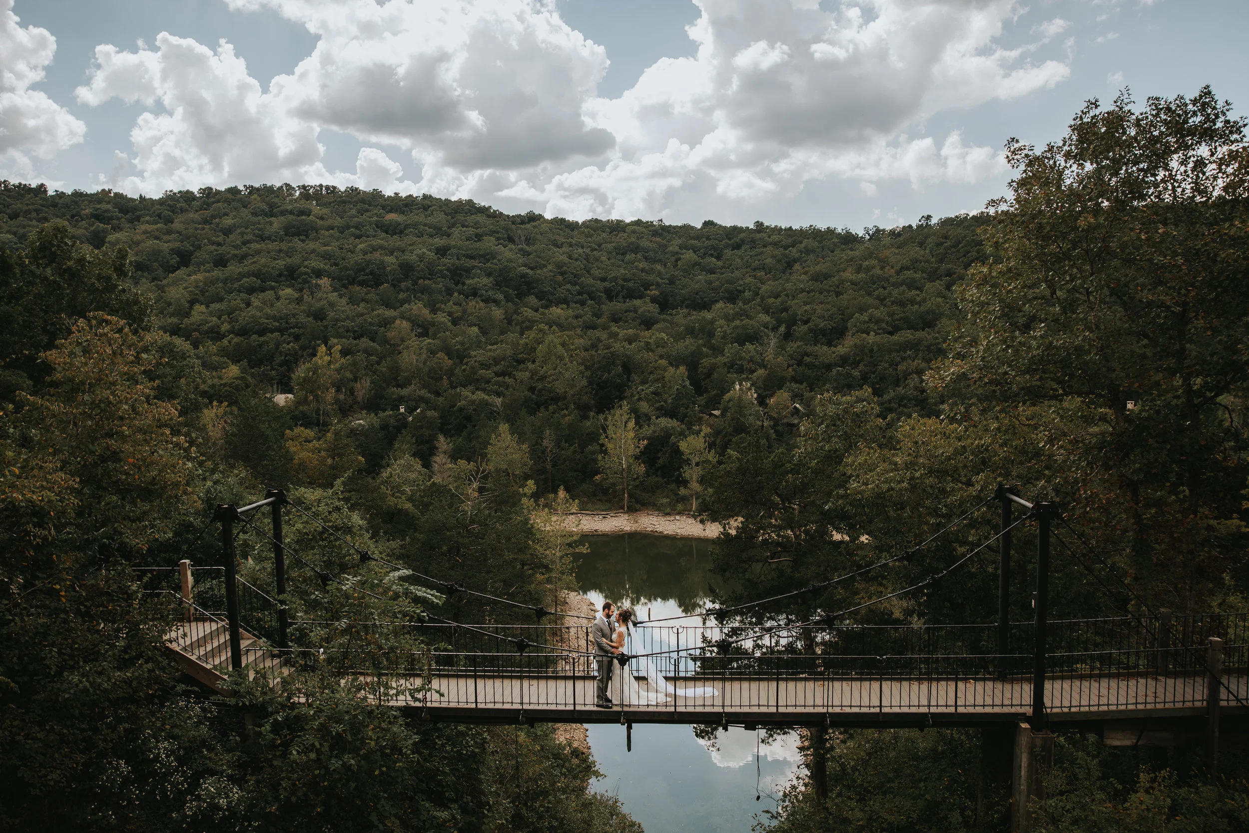 woodsy outdoor wedding