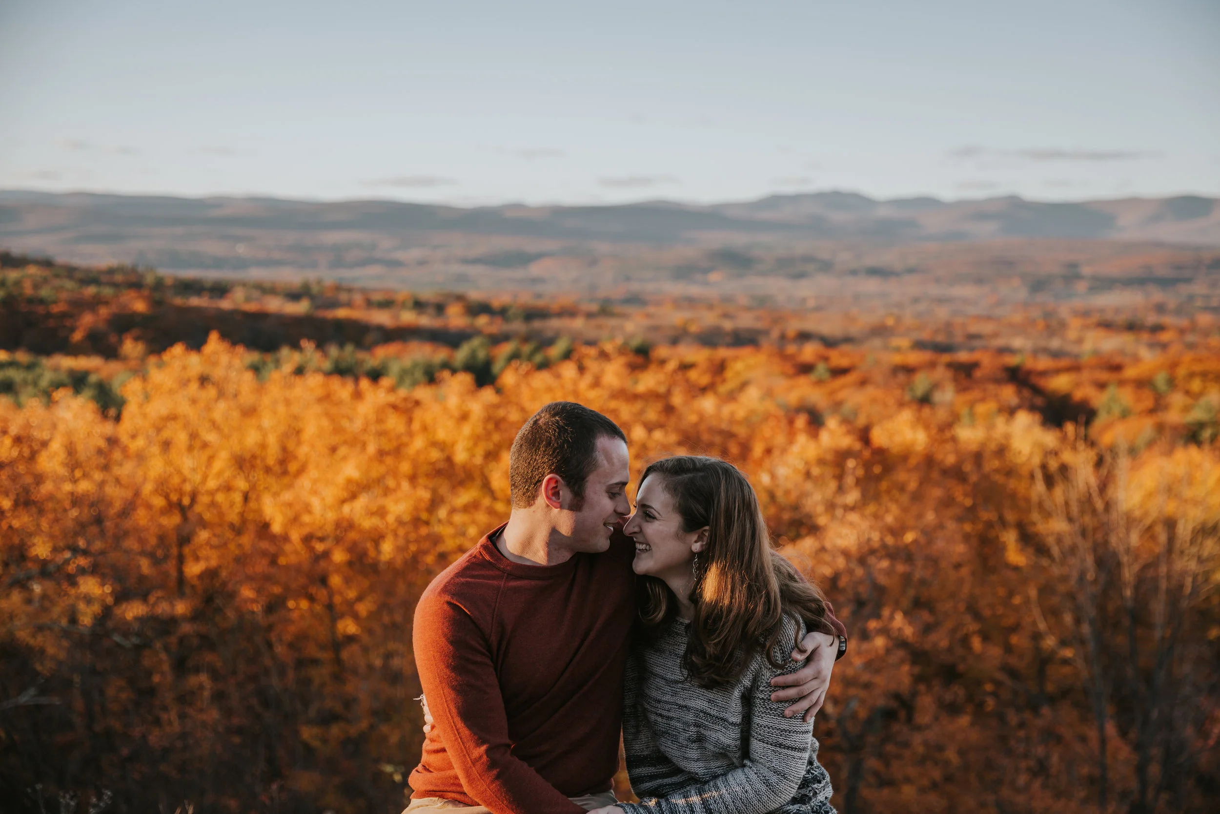 minnewaska state park engagement shoot