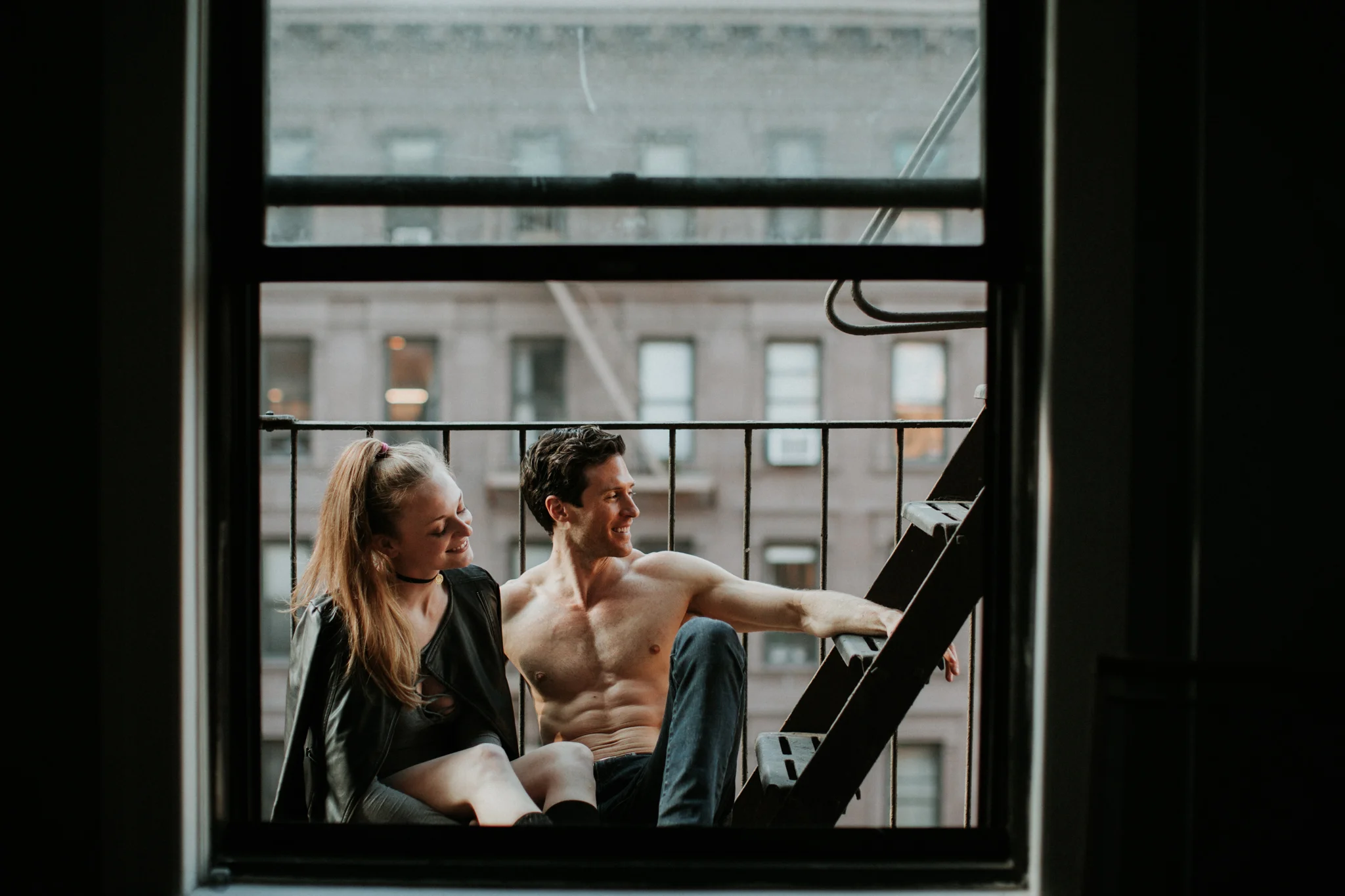 Liana + Philip // in home couples shoot