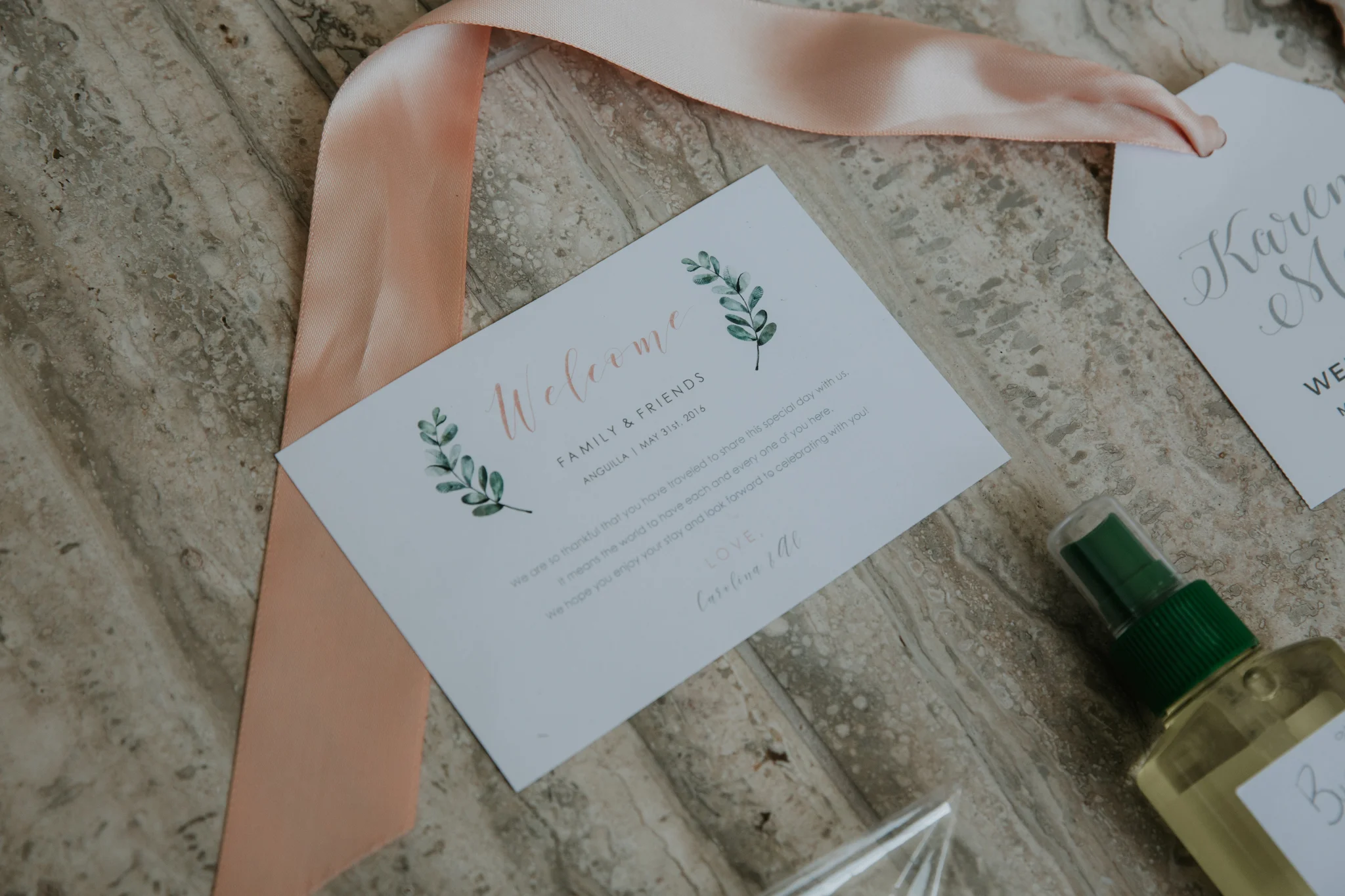 destination wedding favors bag