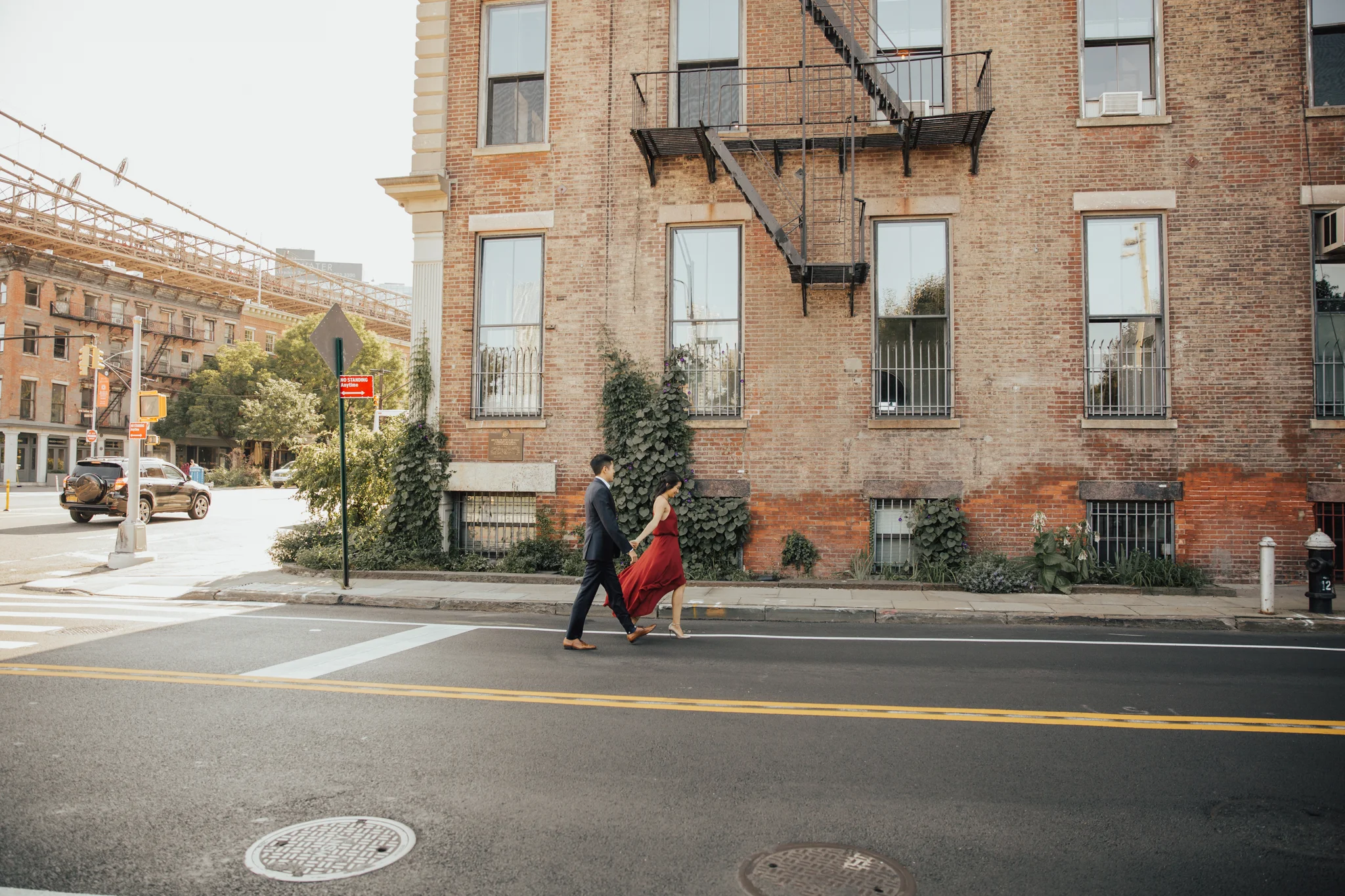 lifestyle new york engagement photos