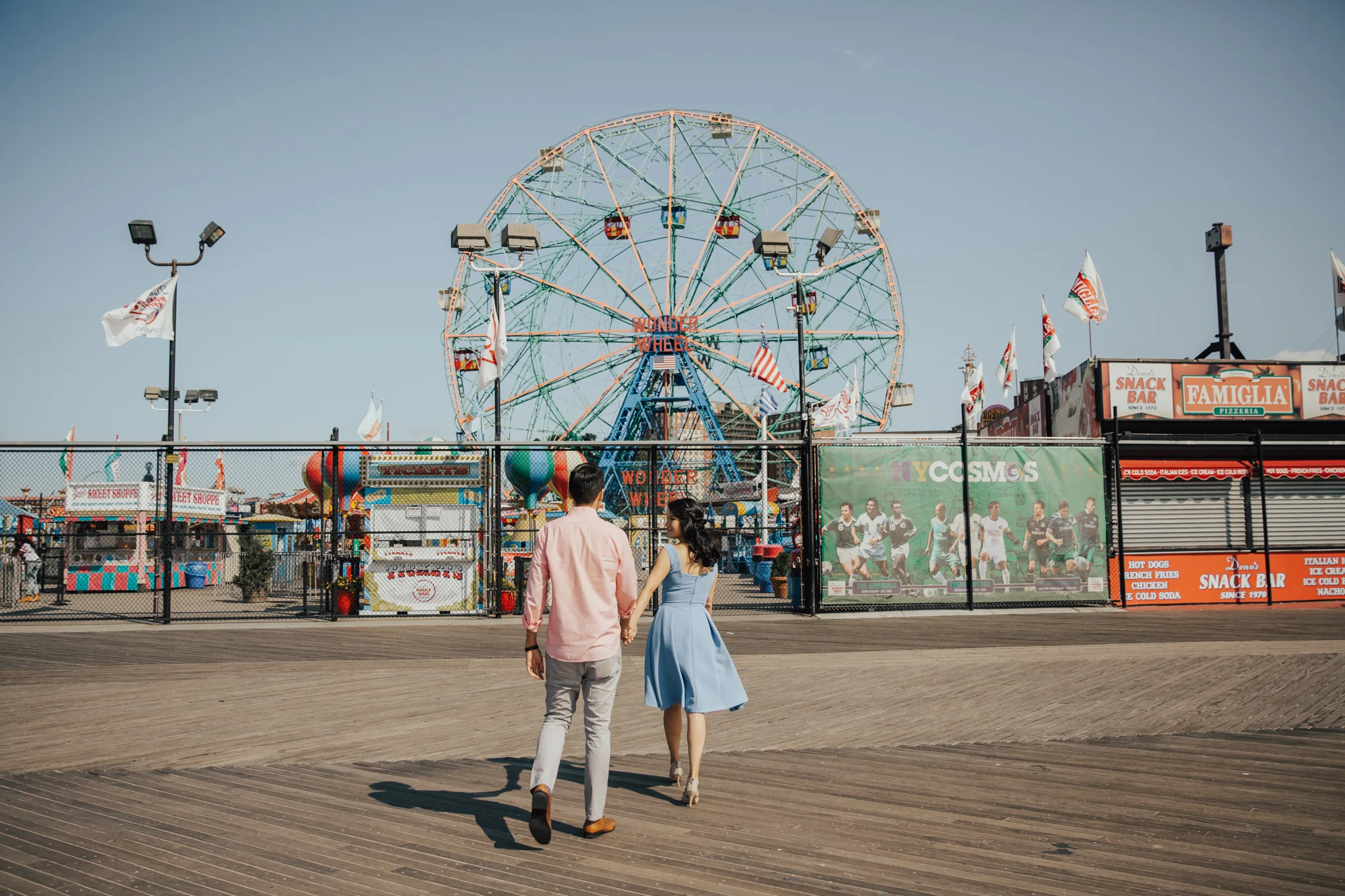 Christine + Derek Coney Island Engagement Shoot