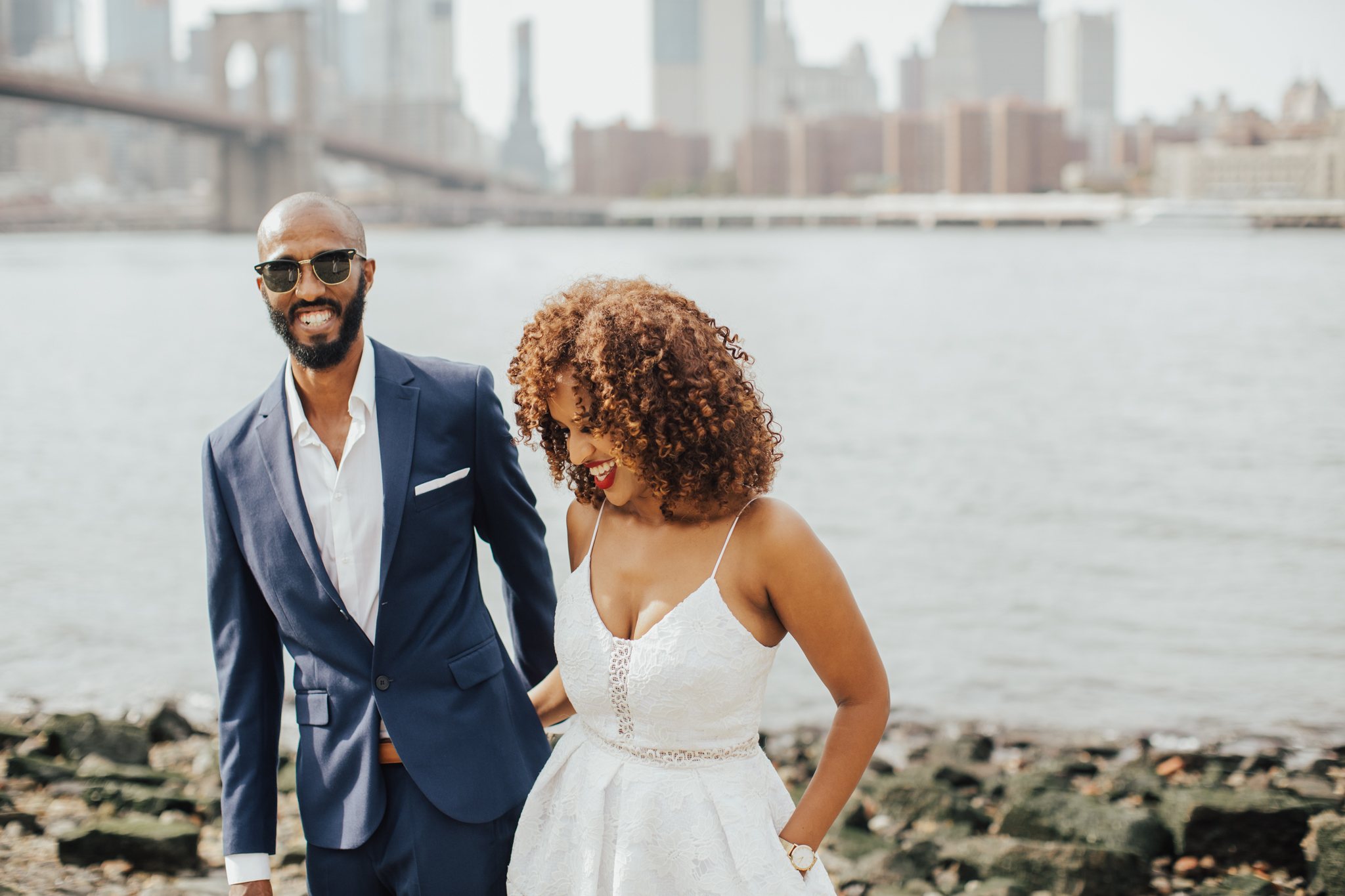 Ester + Solomon Dumbo Engagement — Forever Photography | Creative NYC ...