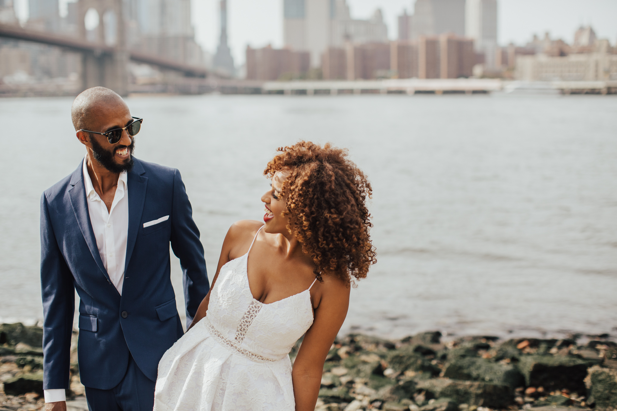 Ester + Solomon Dumbo Engagement — Forever Photography | Creative NYC ...