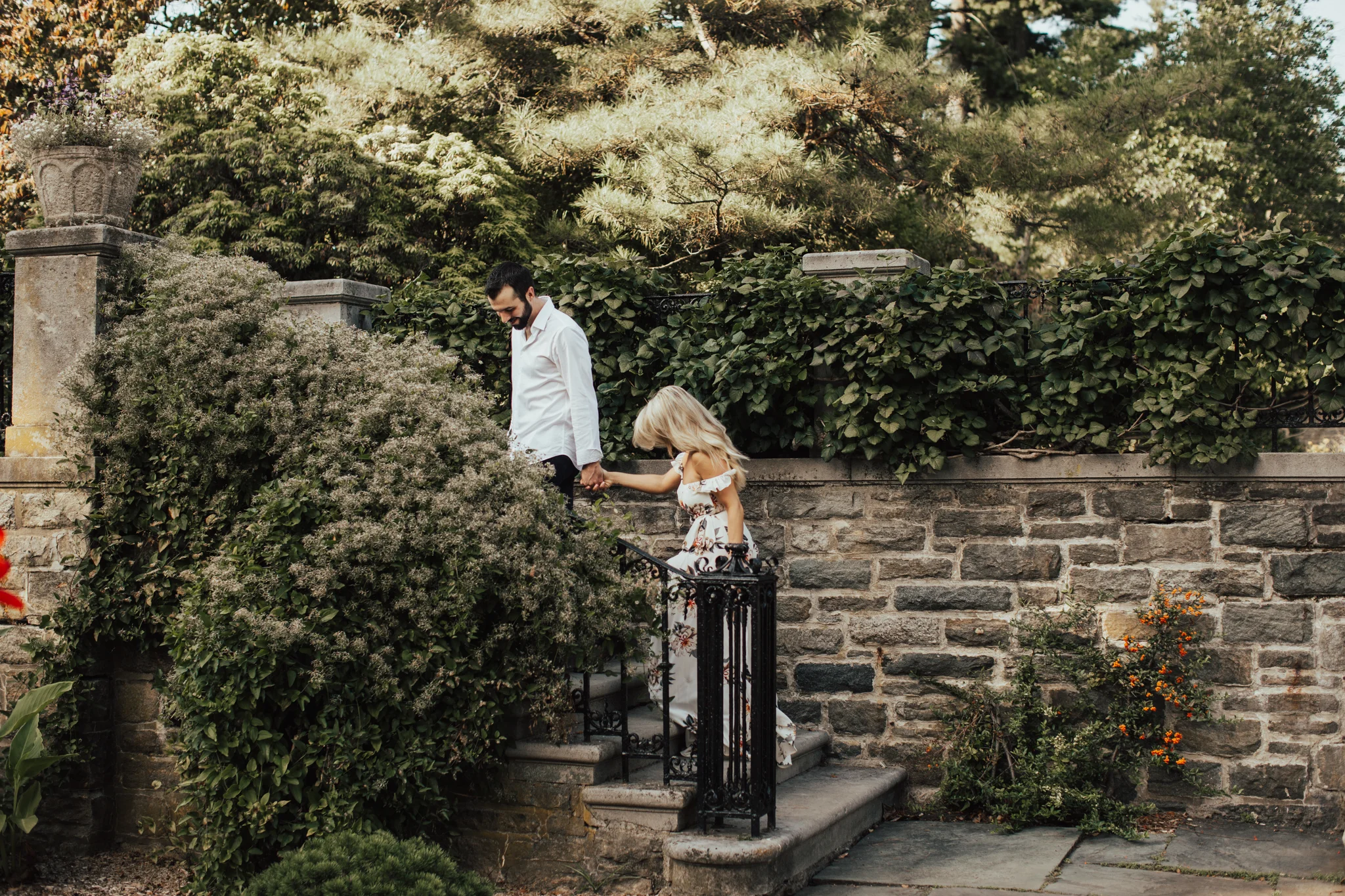 romantic engagement photos