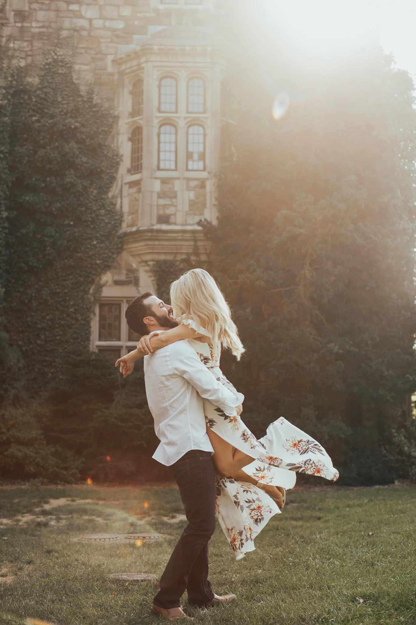 Tara + Tom Skylands Manor Engagement 