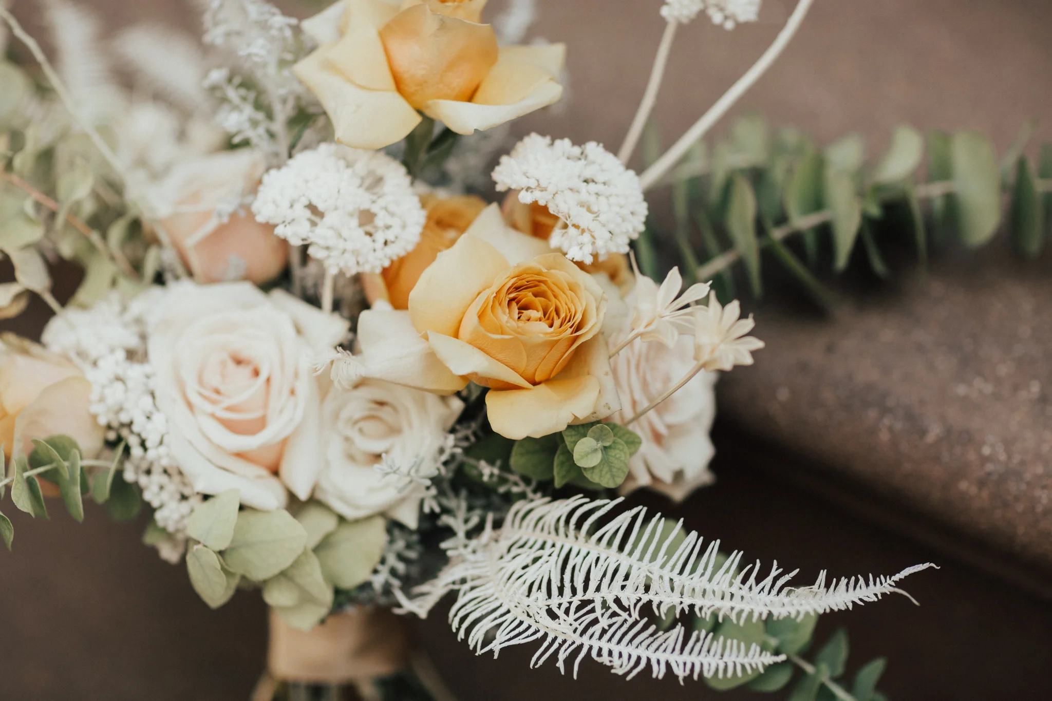 natural wedding bouquet