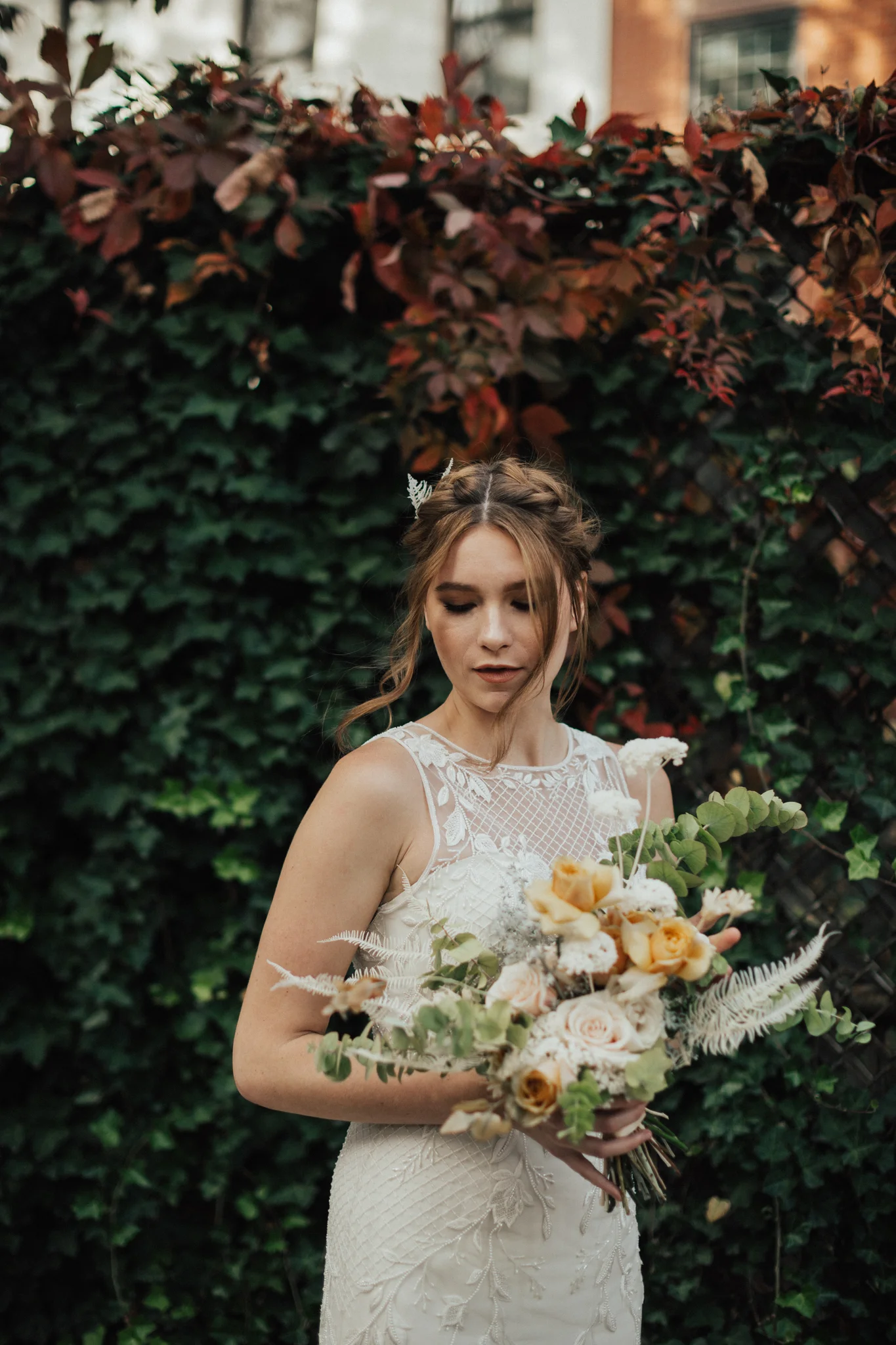 vintage inspired wedding dress