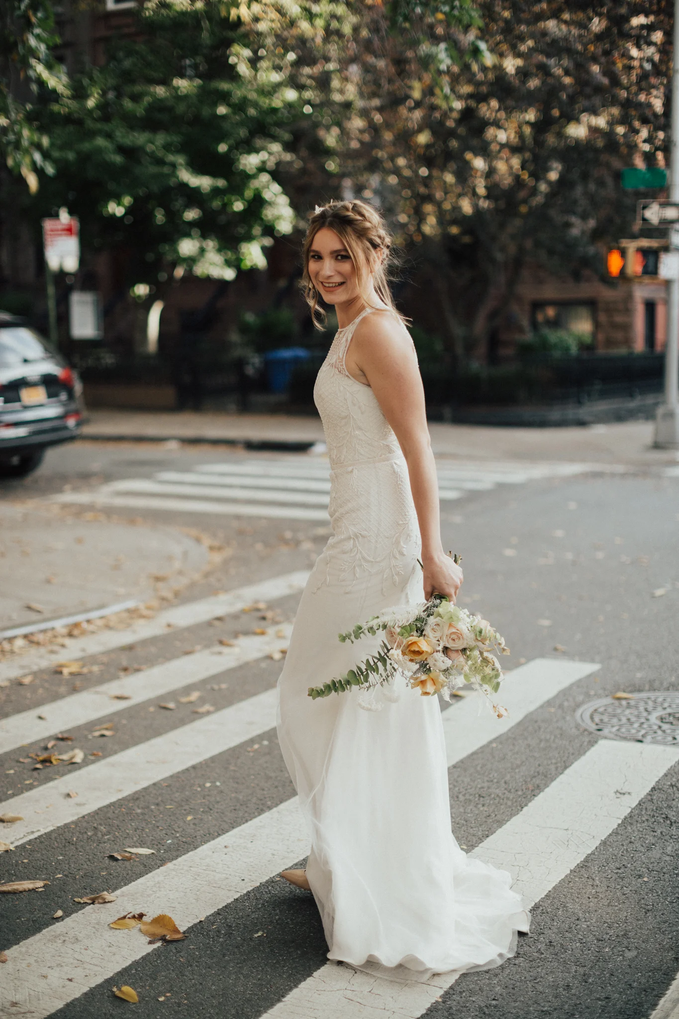 beaded wedding dress