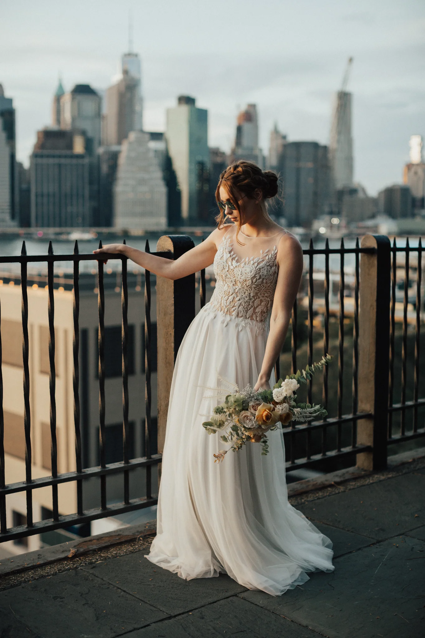 vintage inspired wedding gown