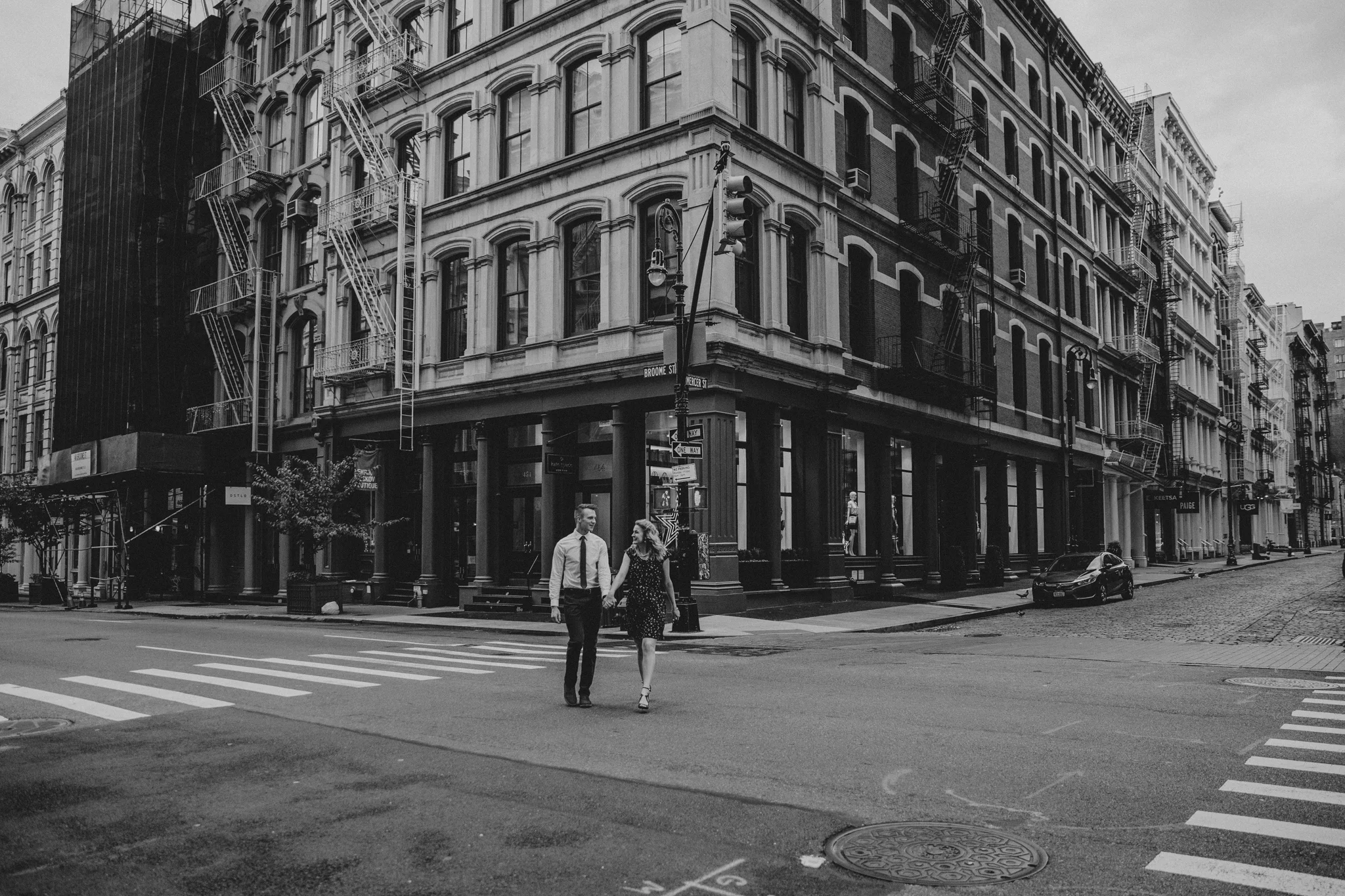 soho nyc engagement photos