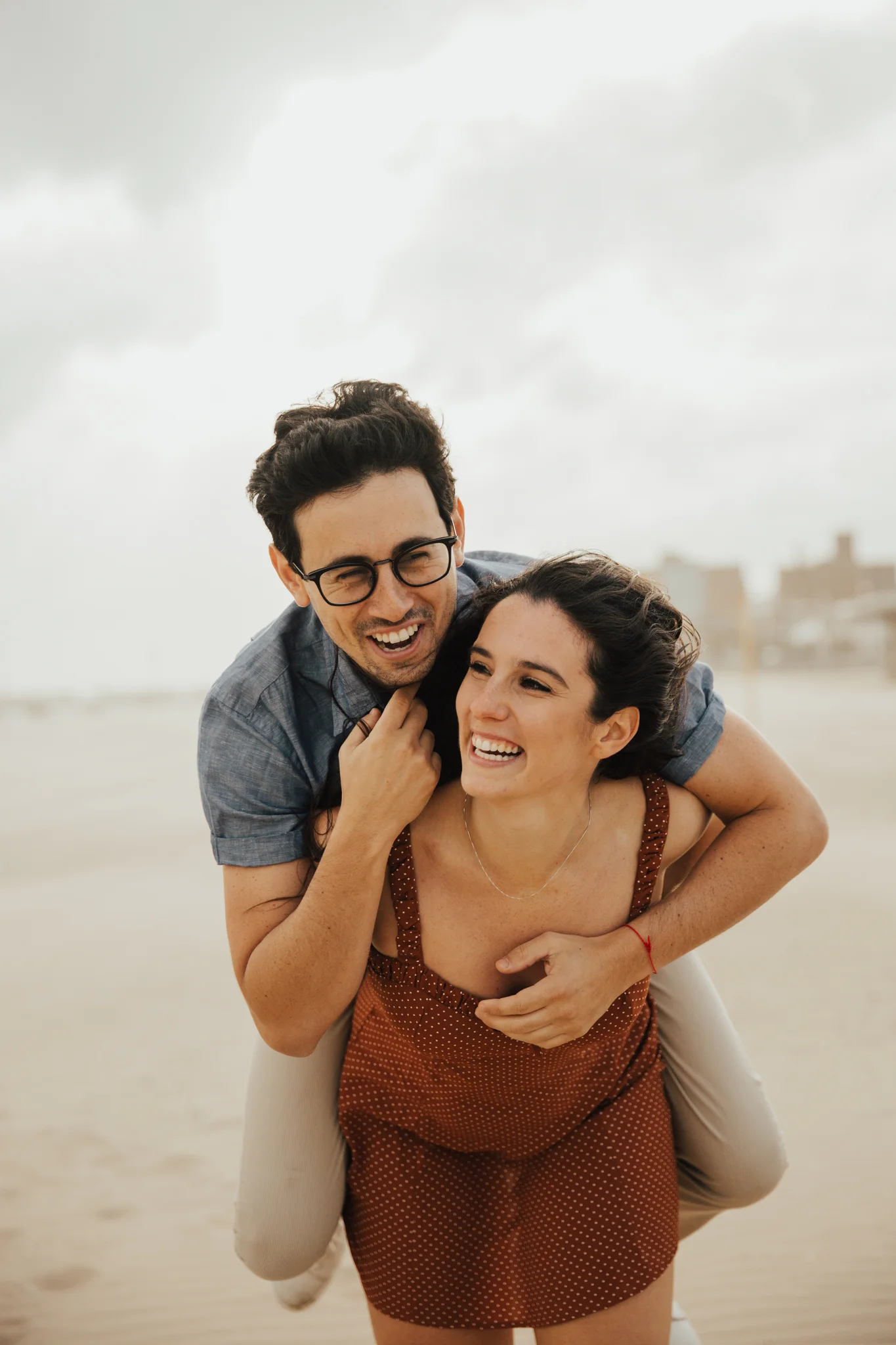 piggy back rides engagement