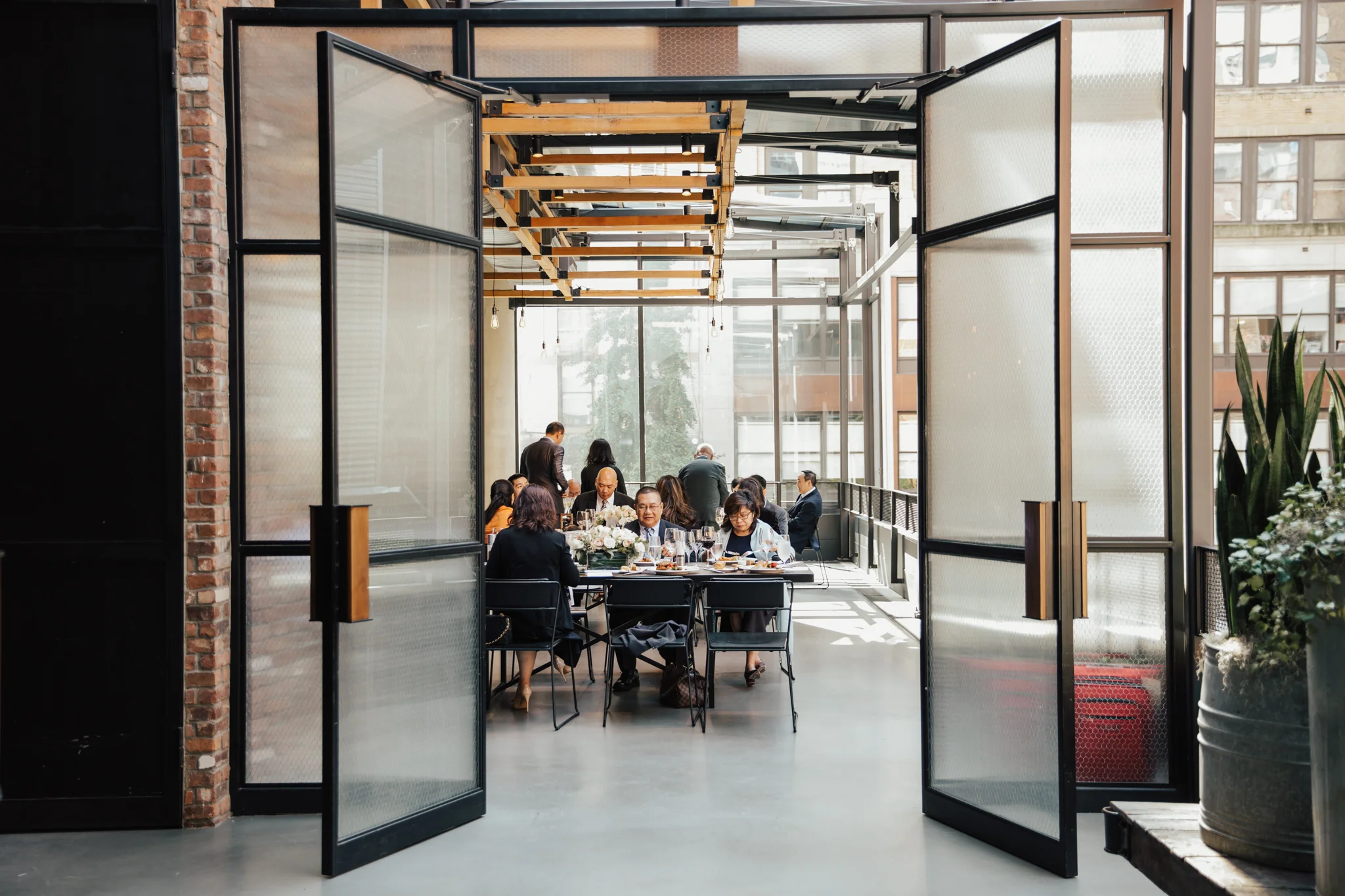 Catherine + Eugene Second Floor Industrial NYC Wedding — Forever Photography Creative NYC