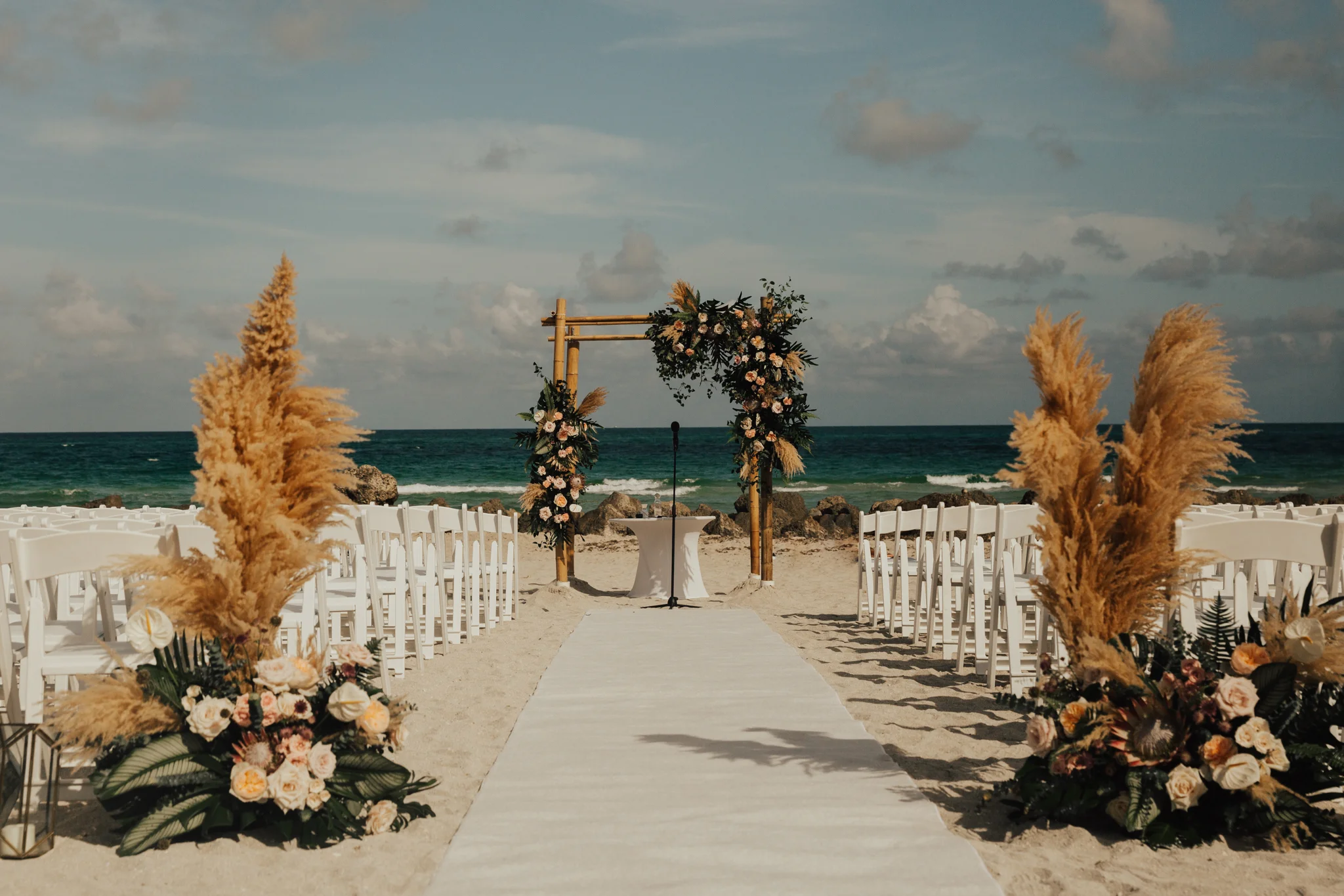 boho chic beach wedding