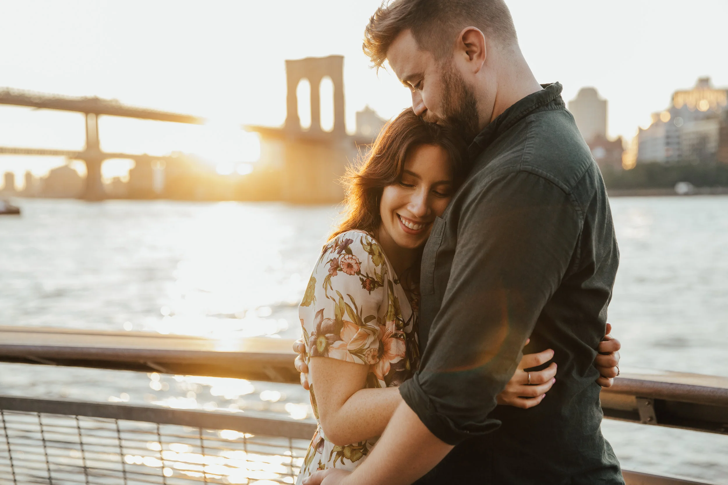 Allison + Liam - South Street Seaport Engagement Session
