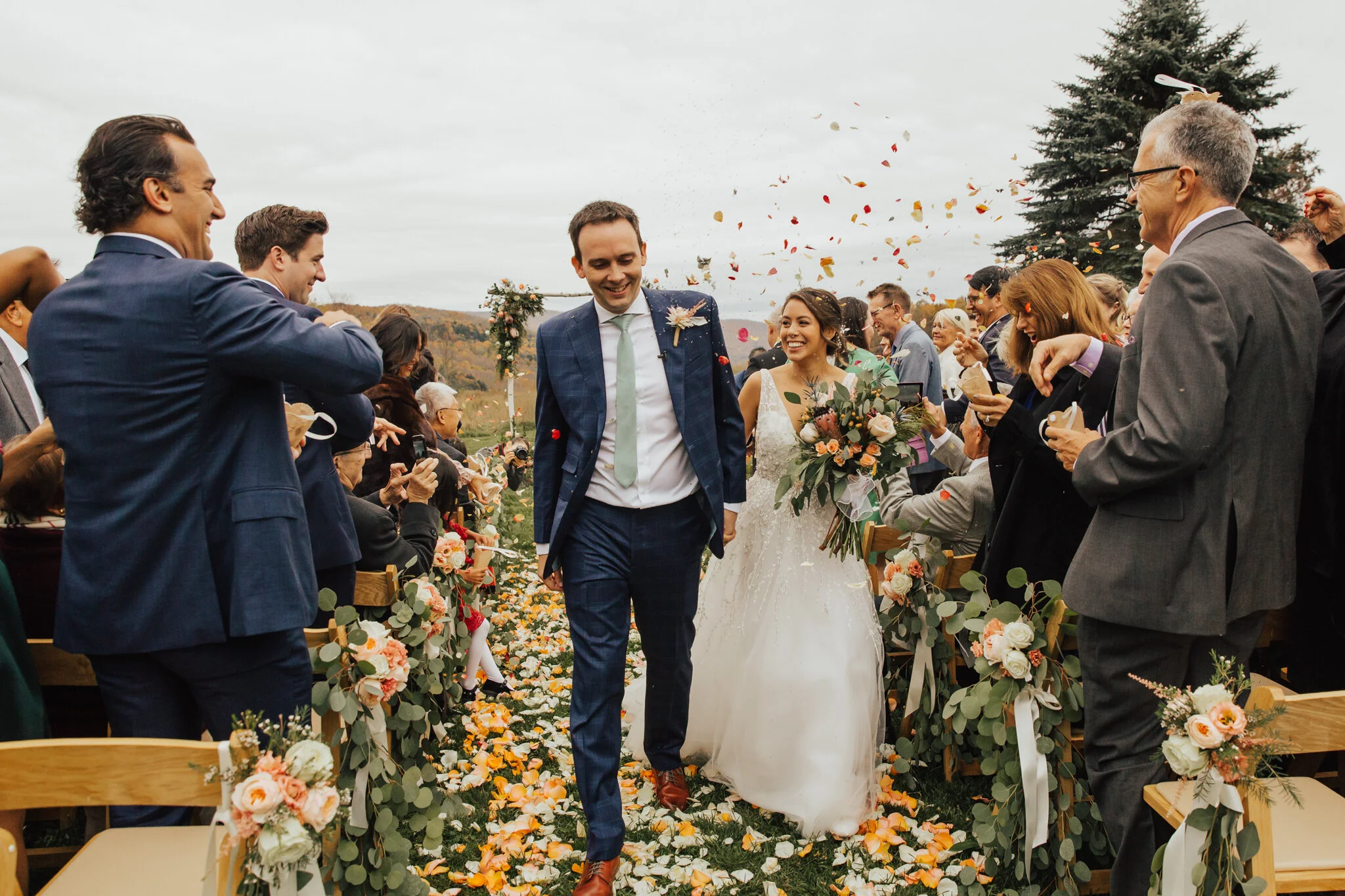 Katie + Ally // Stonewall Estate Autumn Wedding 