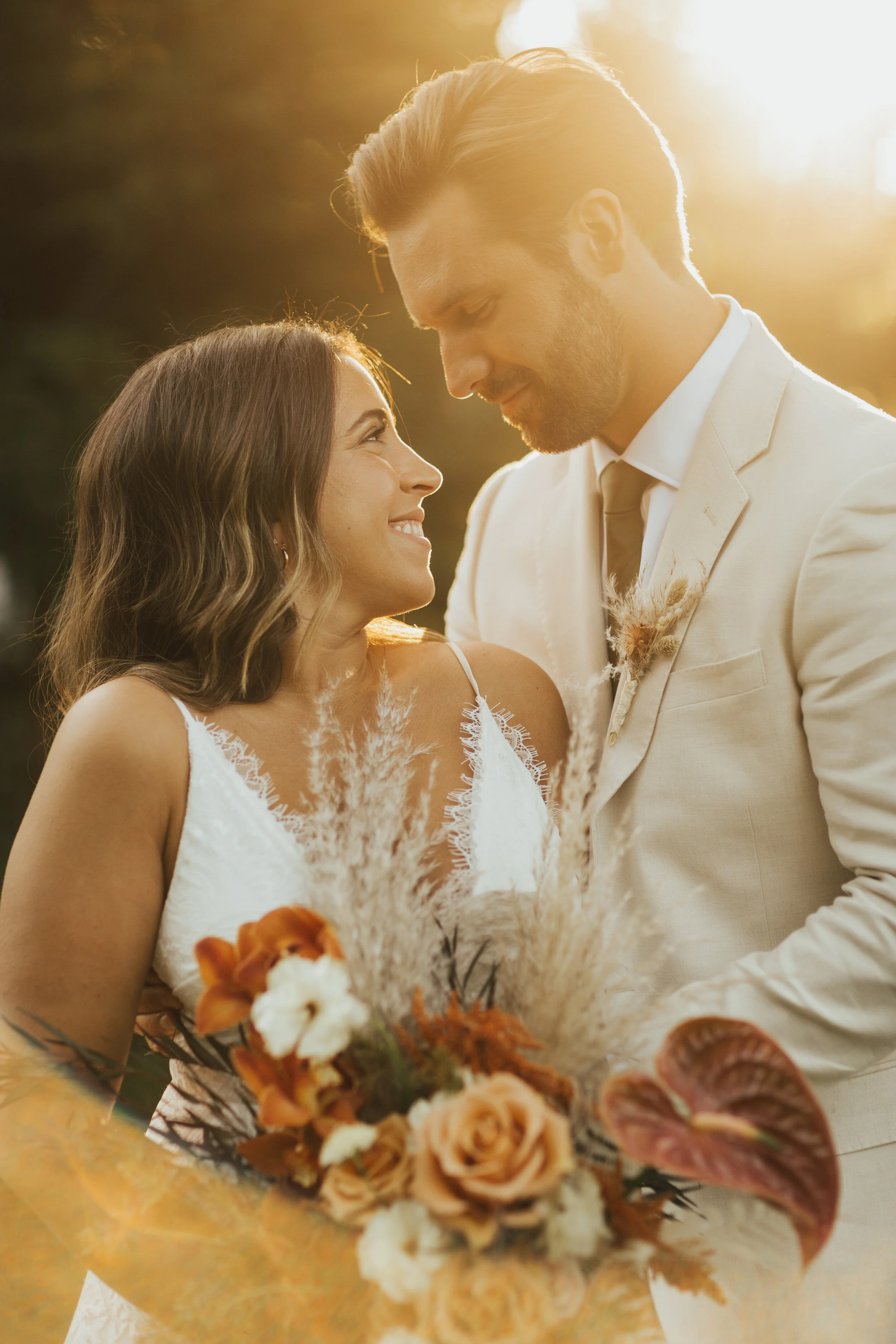 Jenna &amp; Paul // Bohemian Tulum Inspired Backyard Wedding