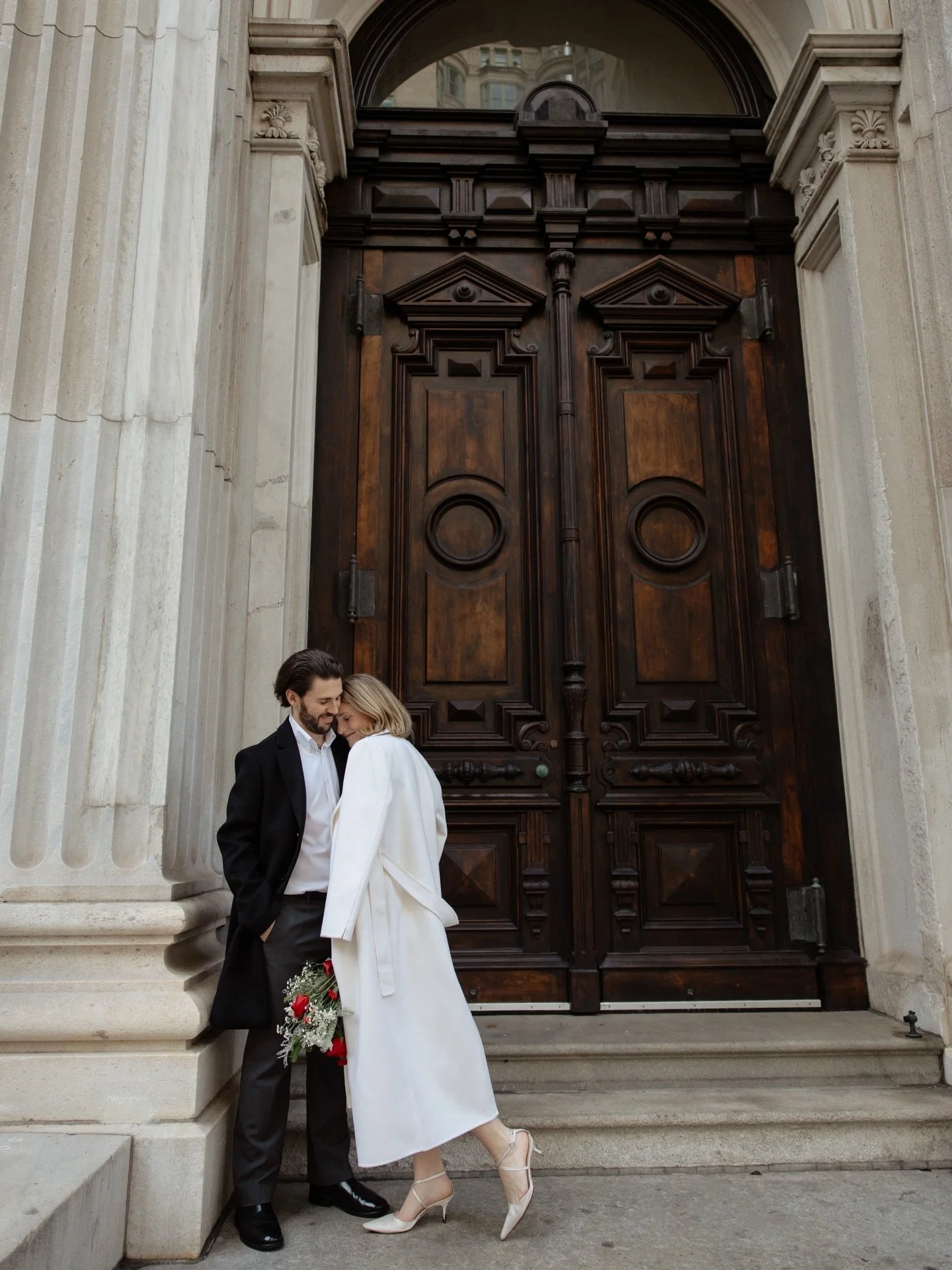 A winter afternoon in New York, a walk through the West Village, and a quiet yes inside of City Hall. 💍❤️🌹

#nycelopementphotography #nycelopement #newyorkweddingphotographer #nycfilmweddingphotographer #brooklynweddingphotographer 

NYC City Clerk