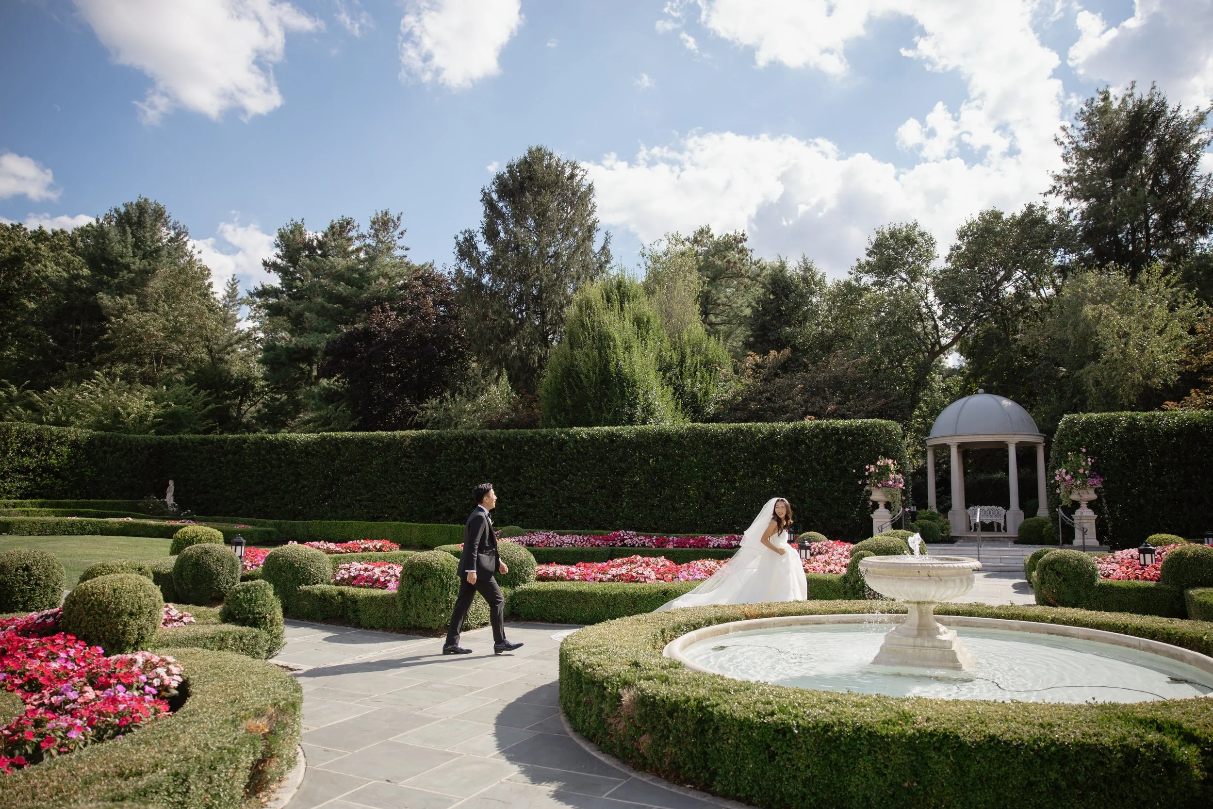 NJ garden wedding
