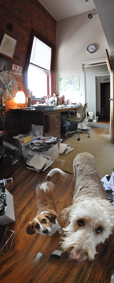 The boys in my studio, 2008.