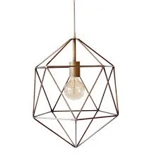 copper geo pendant light Quantity: Price: