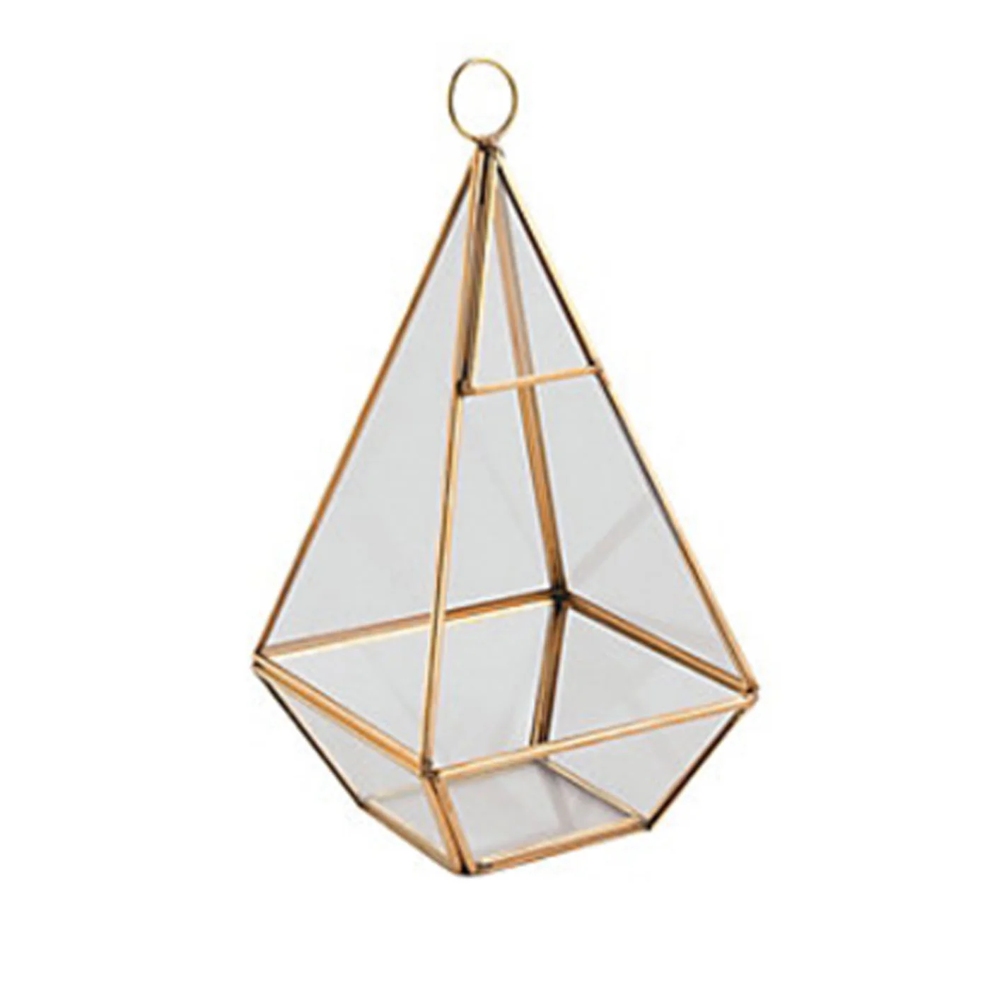 hanging triangle - gold terrarium Quantity: 9 Price: $8.50