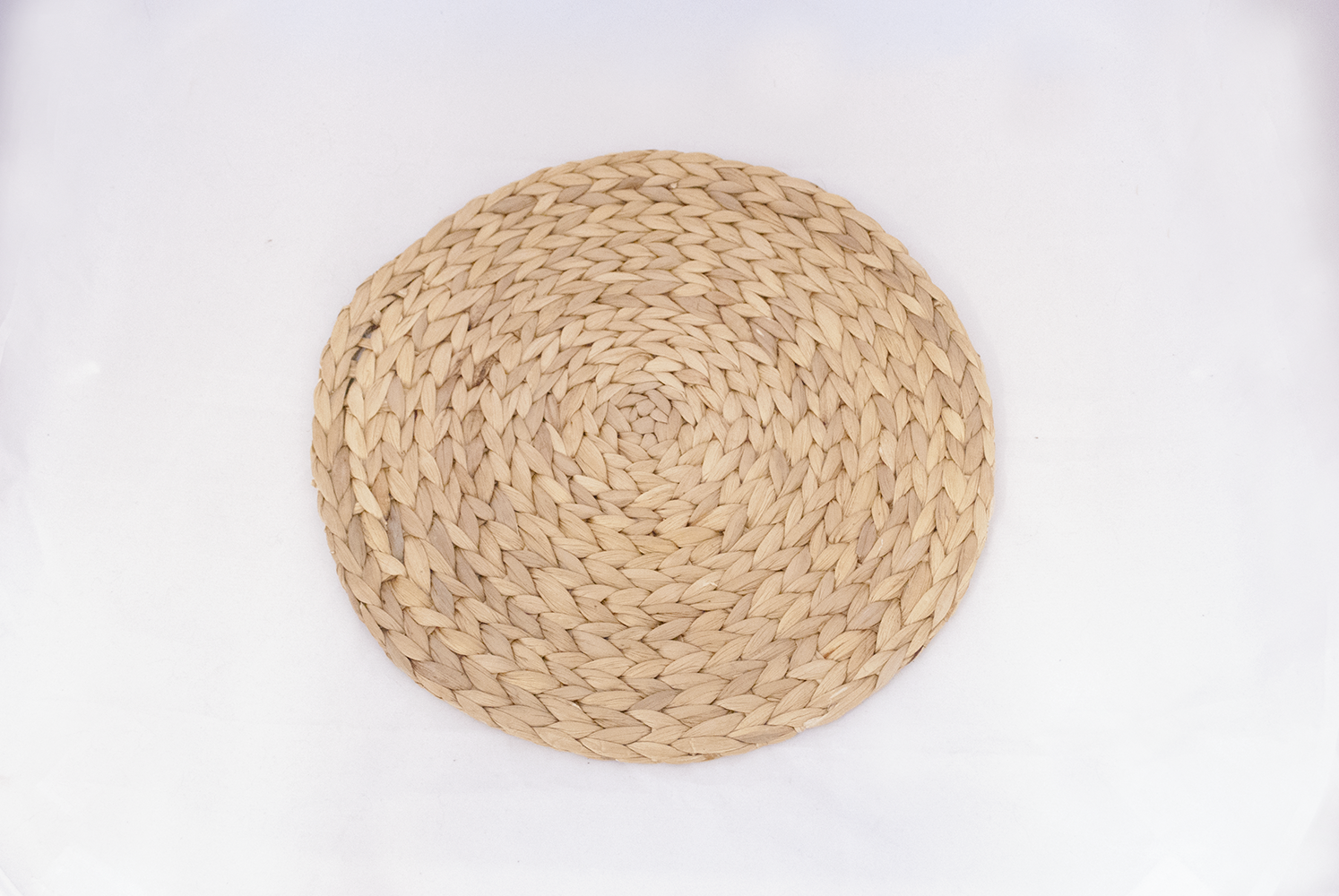 neutral weaved charger Quantity: 72 Price: $3.50