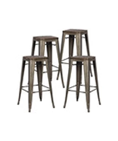 metal + wood top bar stool Quantity: 20 Price: $10.50