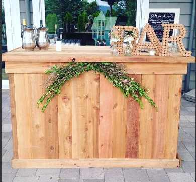 rustic bar Quantity: 1 Price: $275.00