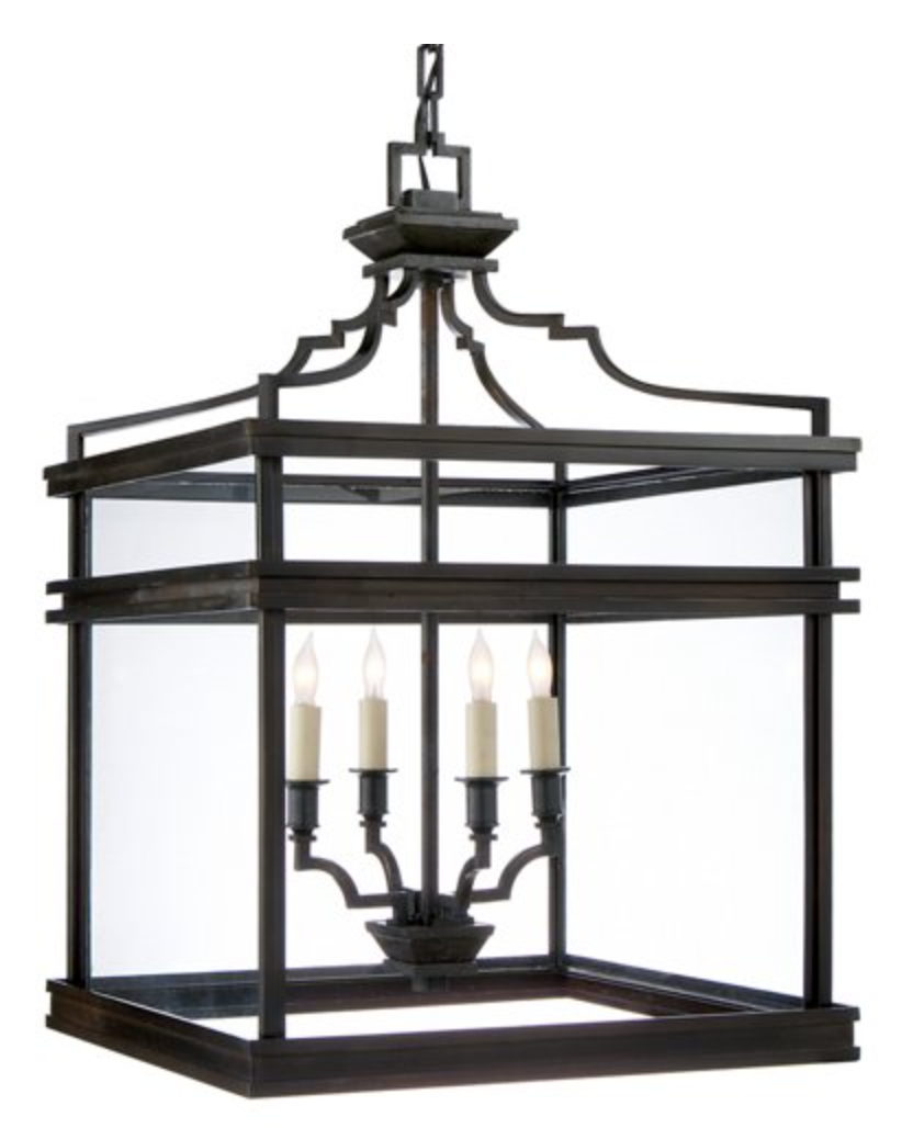 Aged Iron Cubic Lantern