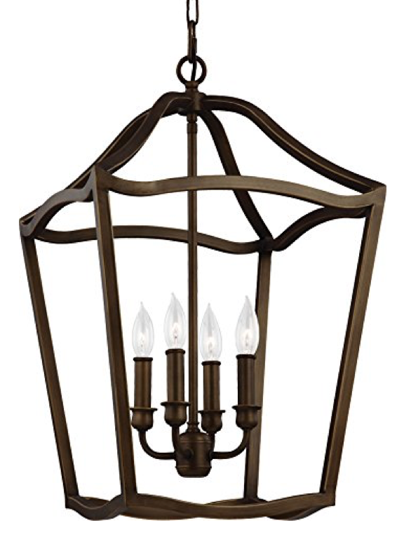 Large Lantern Pendant with 4 Lights