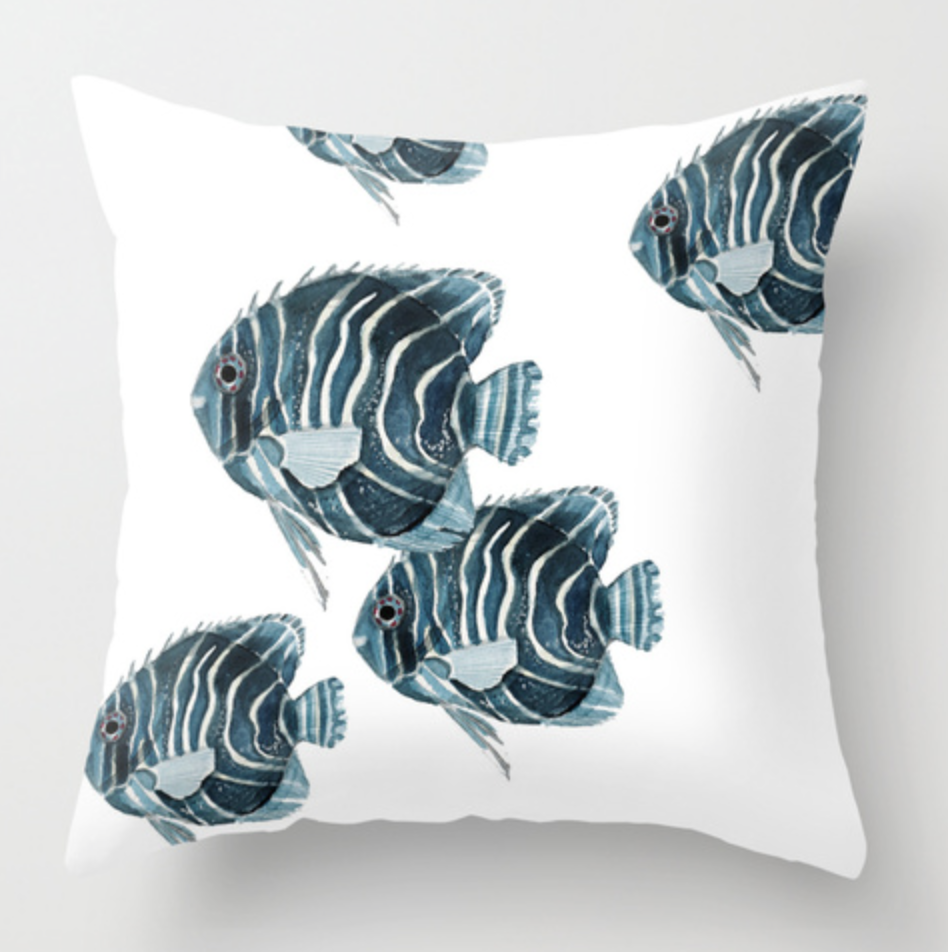 Angelfish Pillow