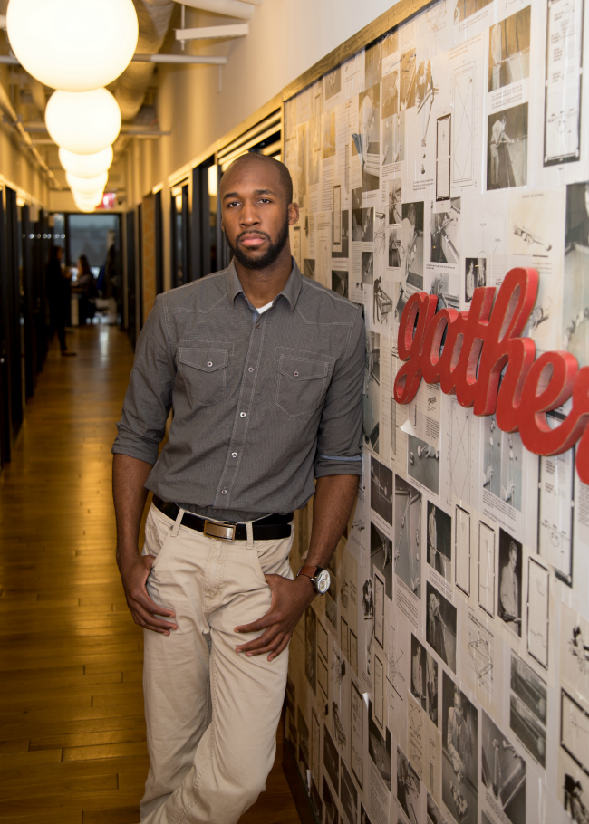 Babatunde Ogunfemi at Generation-Next office/Photo Courtesy of Getur Conway