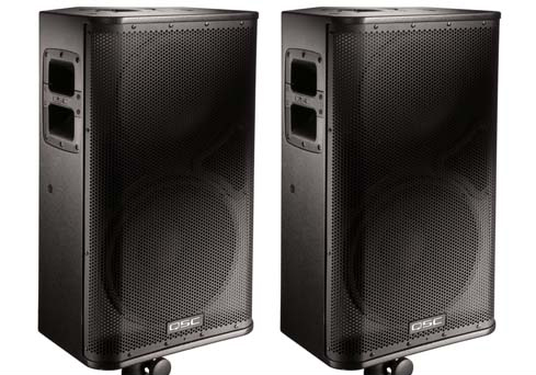 2 QSC Hpr 122i Powered Speakers