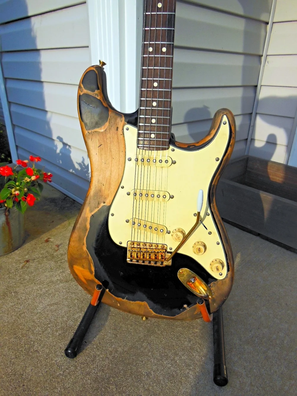 Fender John Mayer Black One Relic Clone — Paul