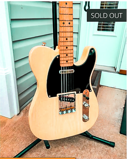 Fender Telecaster Mary Kay White Wash + Upgrades